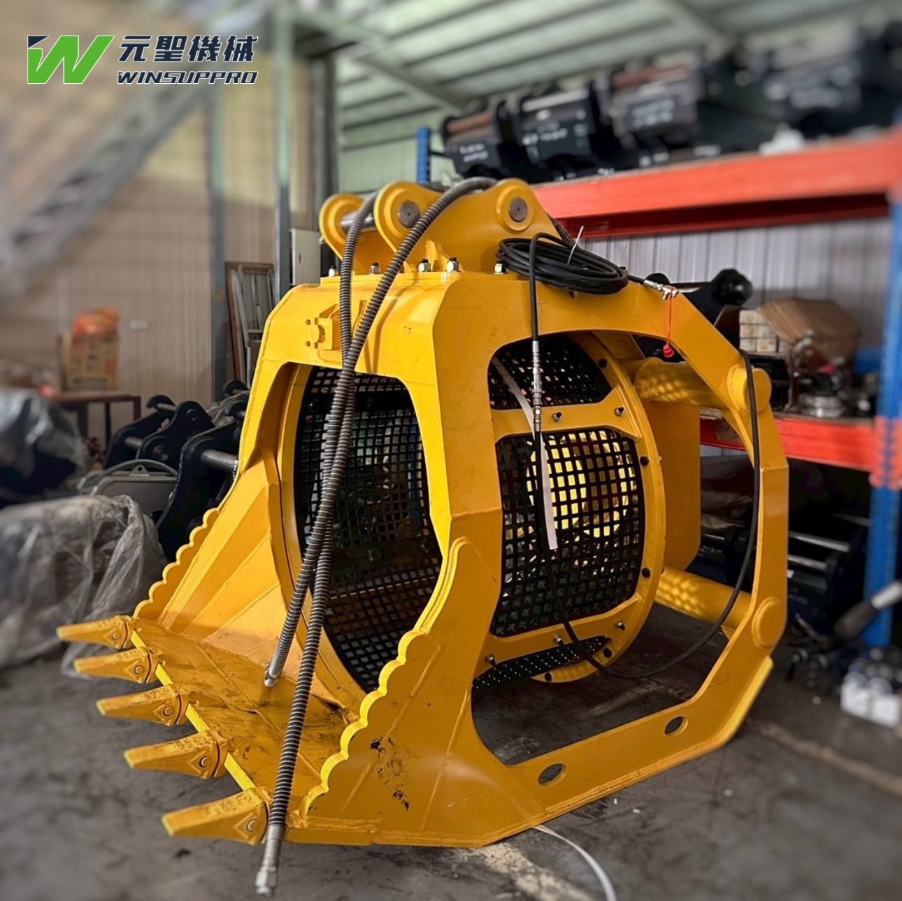 元聖機械有限公司破碎錘挖斗